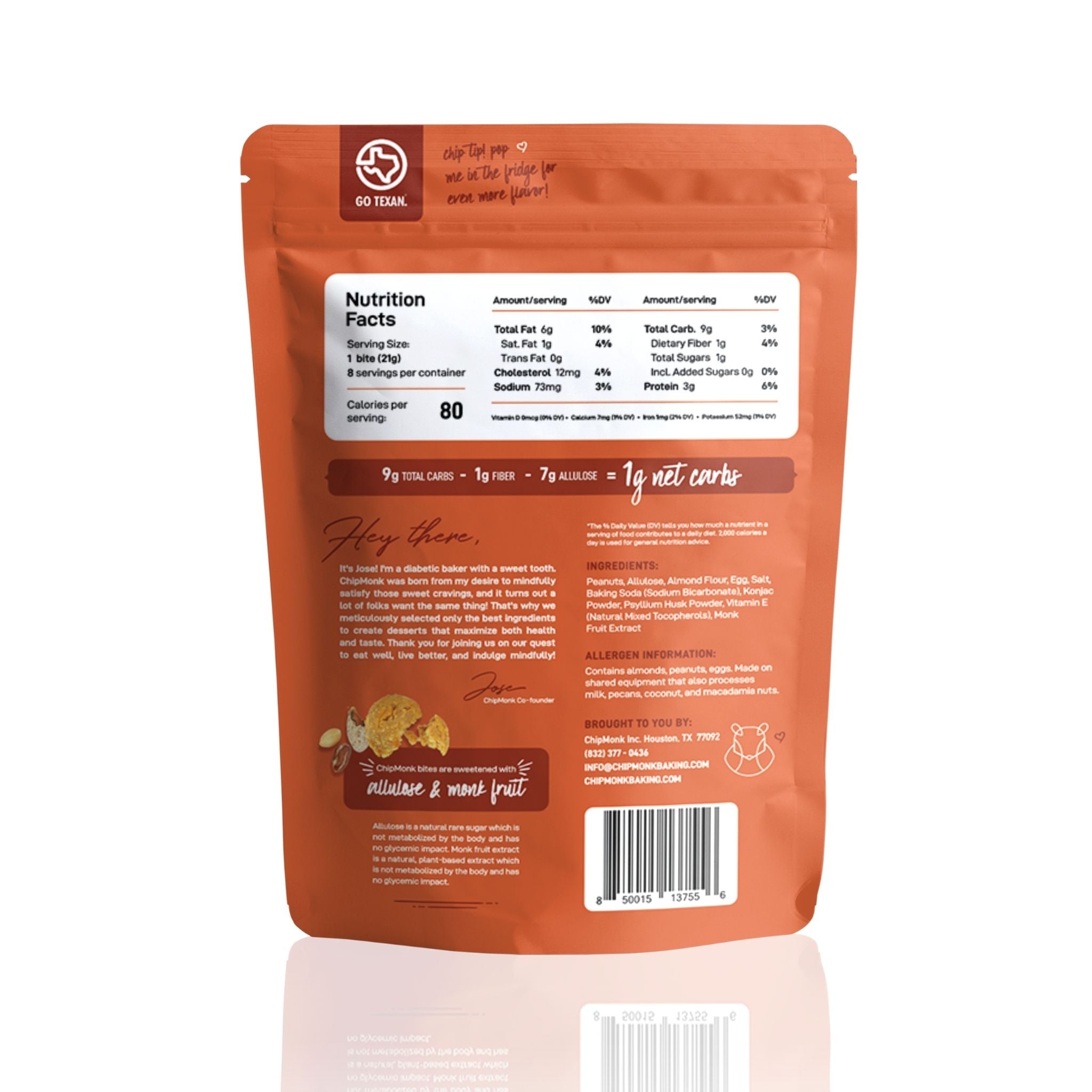 Peanut Butter Keto Cookie Bites by ChipMonk Baking