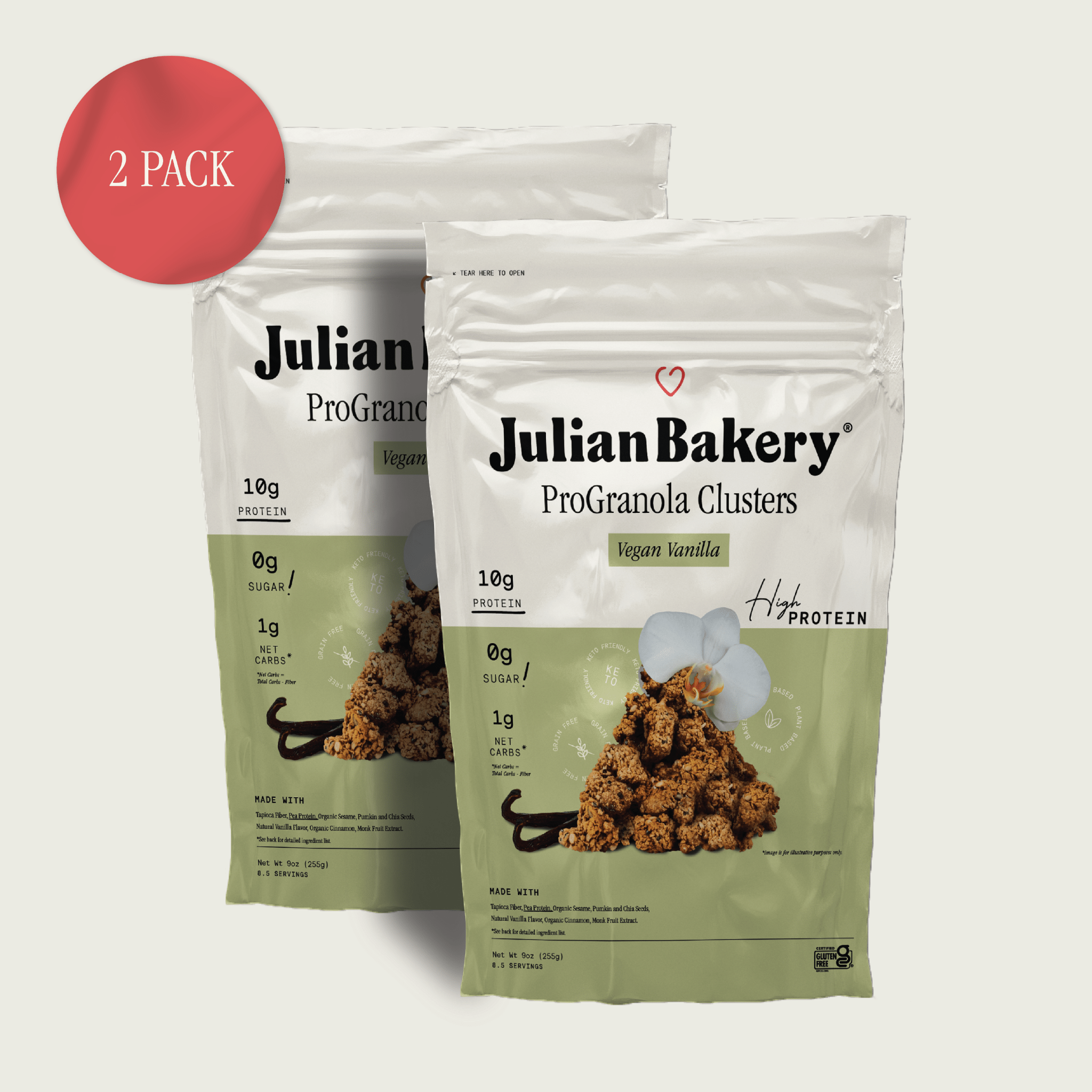 ProGranola® Vegan Vanilla Cluster 9oz