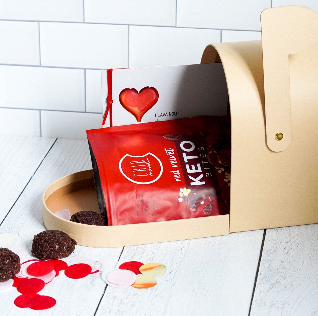 Red Velvet Keto Cookie Bites by ChipMonk Baking