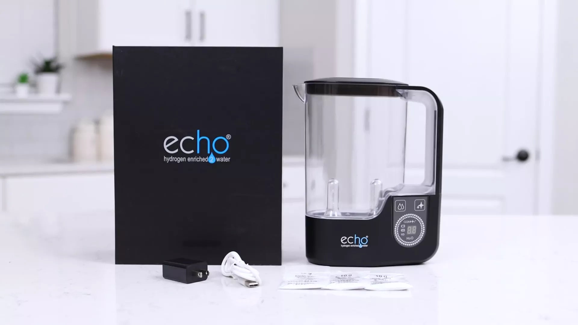 Hydrogen Water Pitcher by Echo Water
