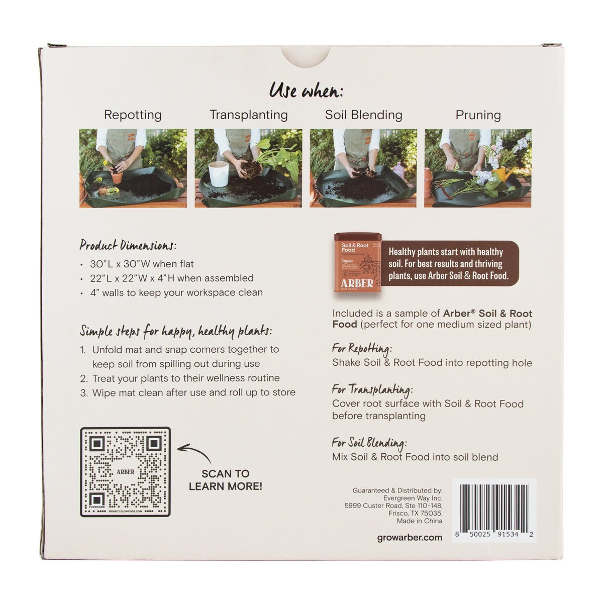 Repotting Mat by Arber