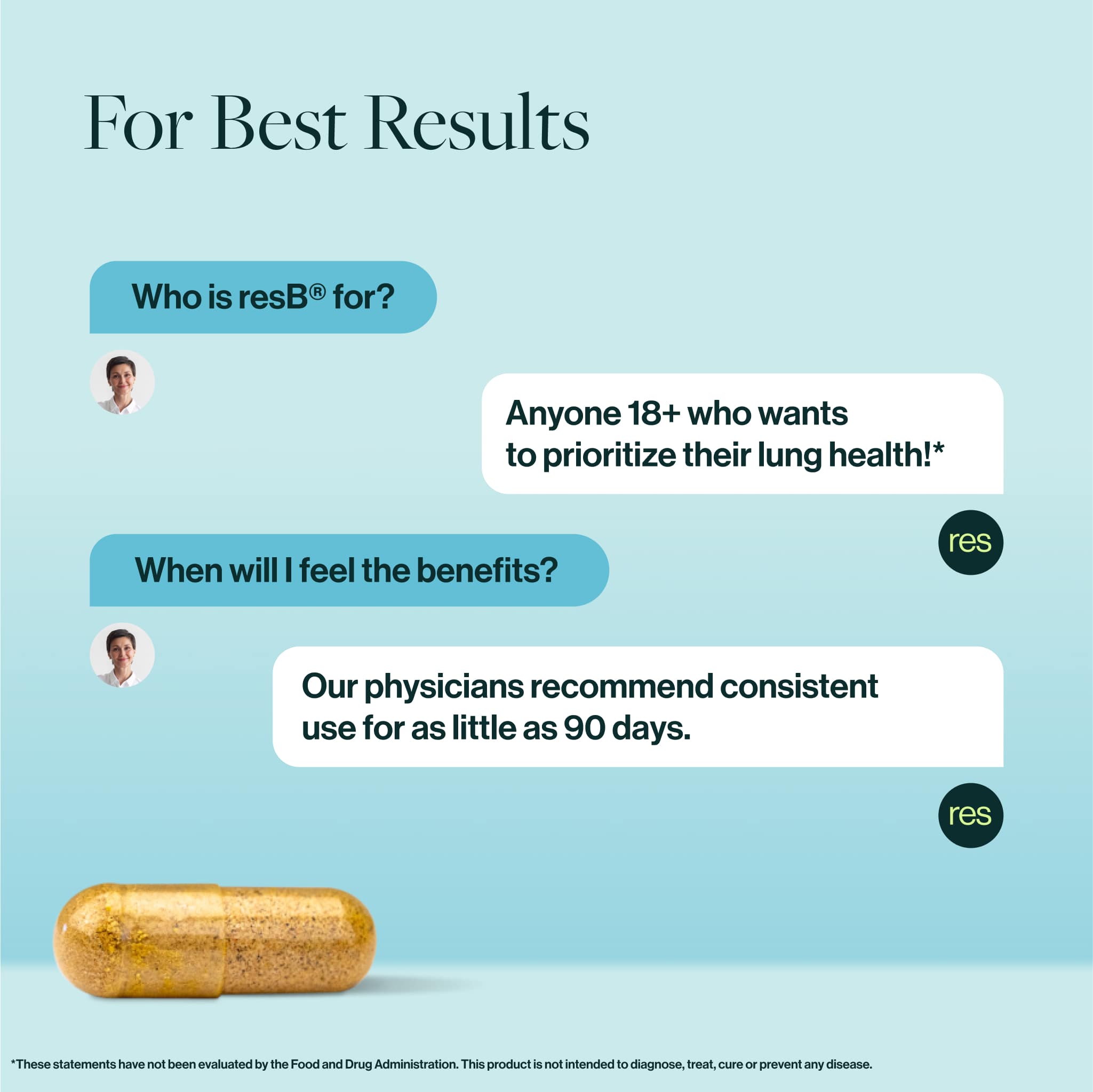 resB® Lung Support Probiotic