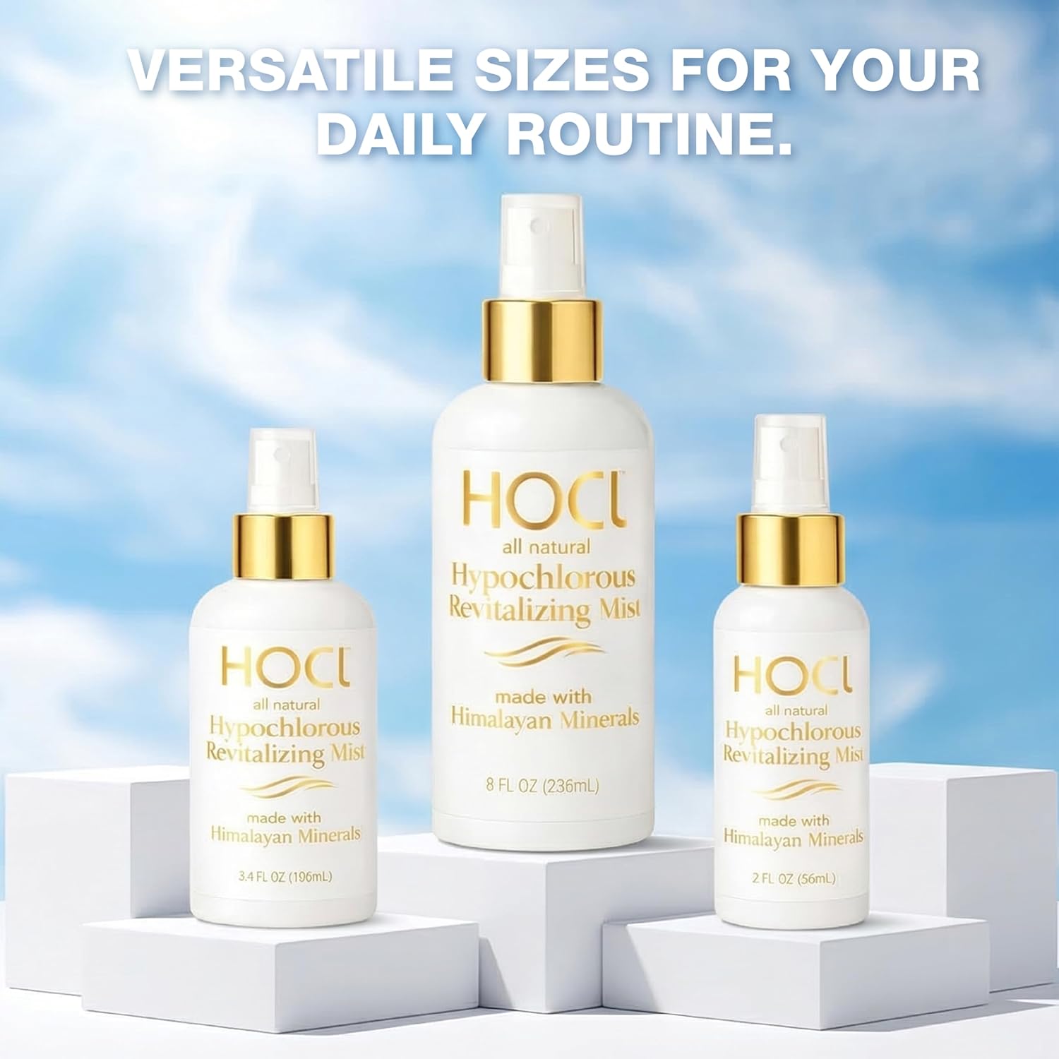 Revitalizing Facial Mist | Fragrance-Free HOCl Skin Mist