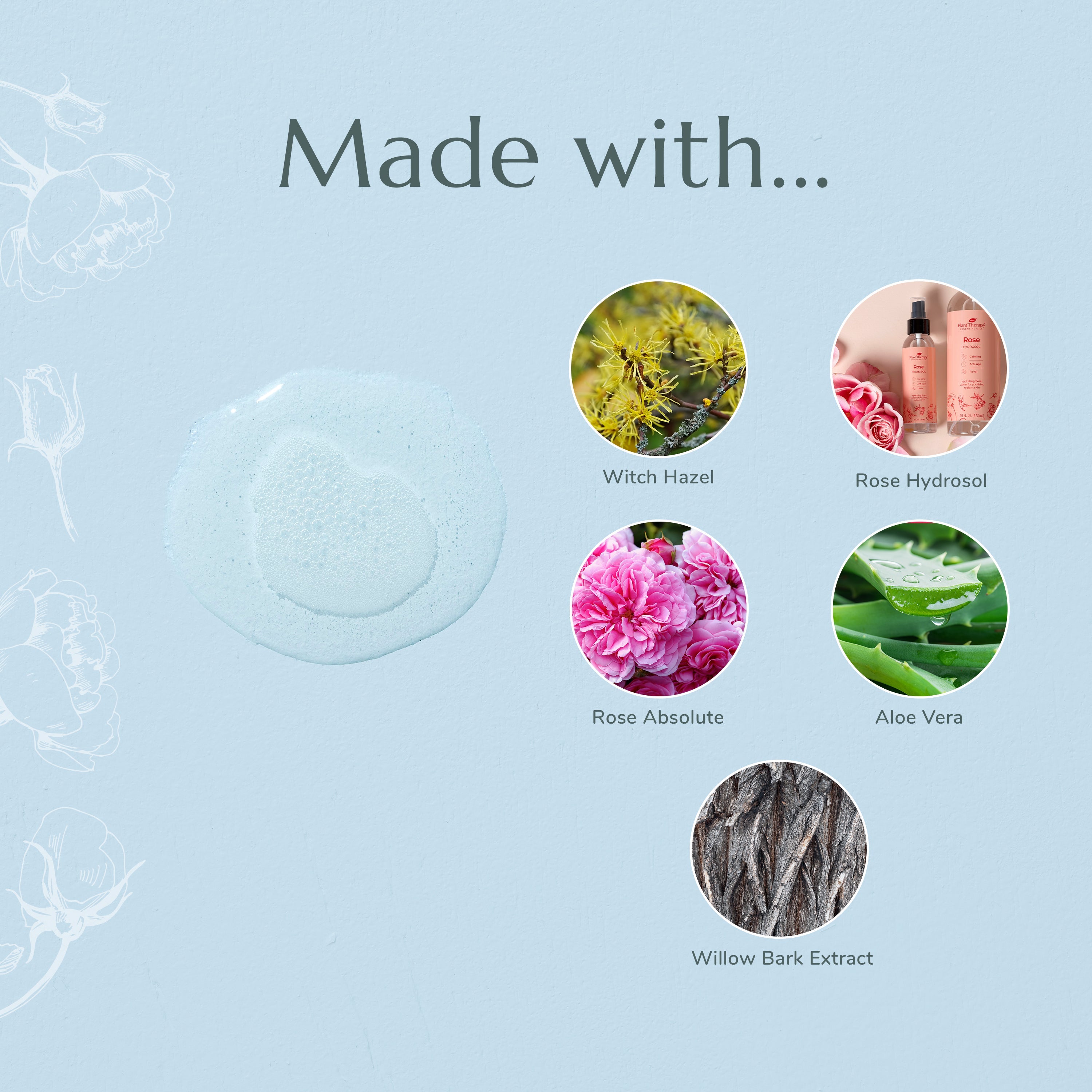 Rose & Witch Hazel Facial Toner by Plant Therapy