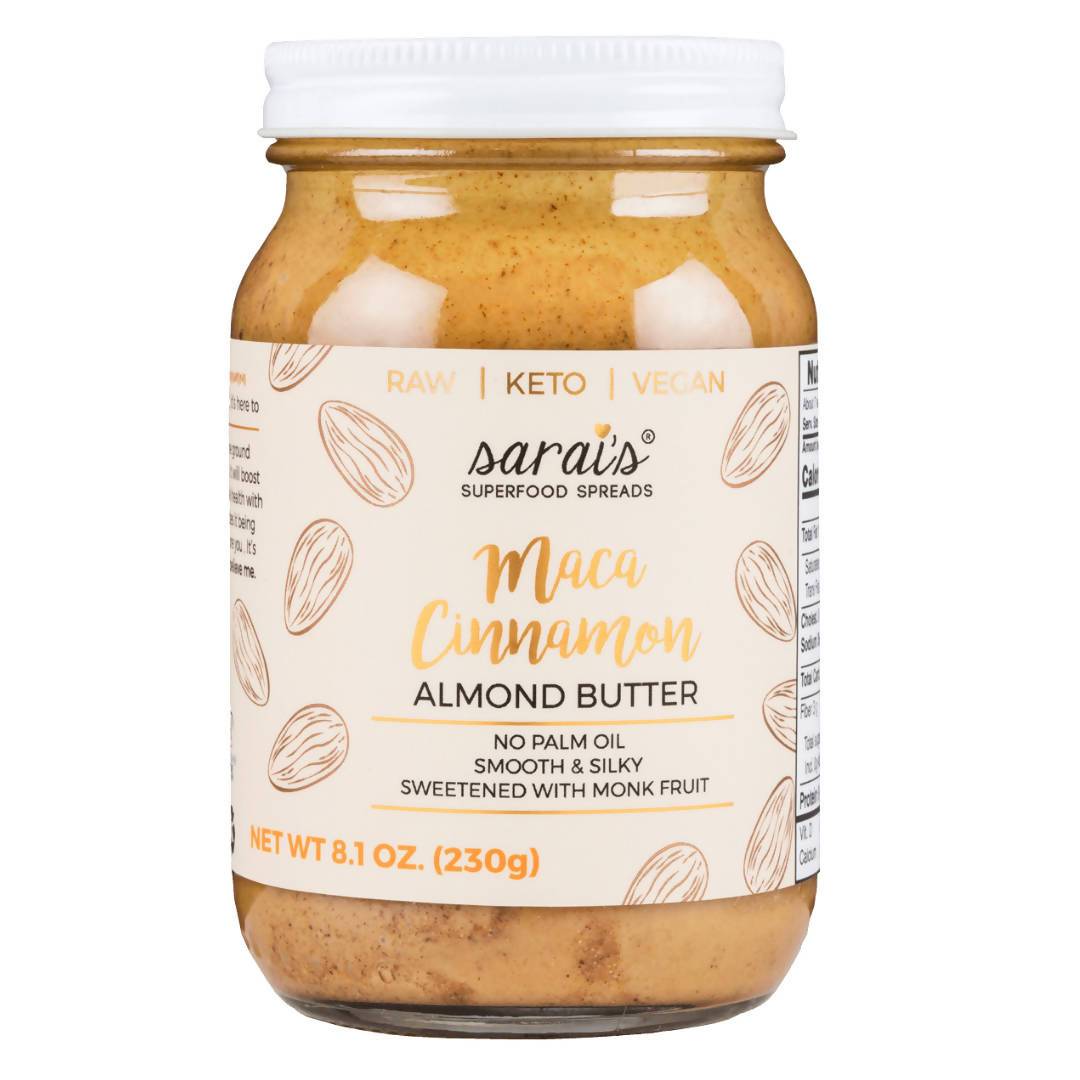 Maca Cinnamon Almond Butter Jars - 24 x 12oz by Farm2Me