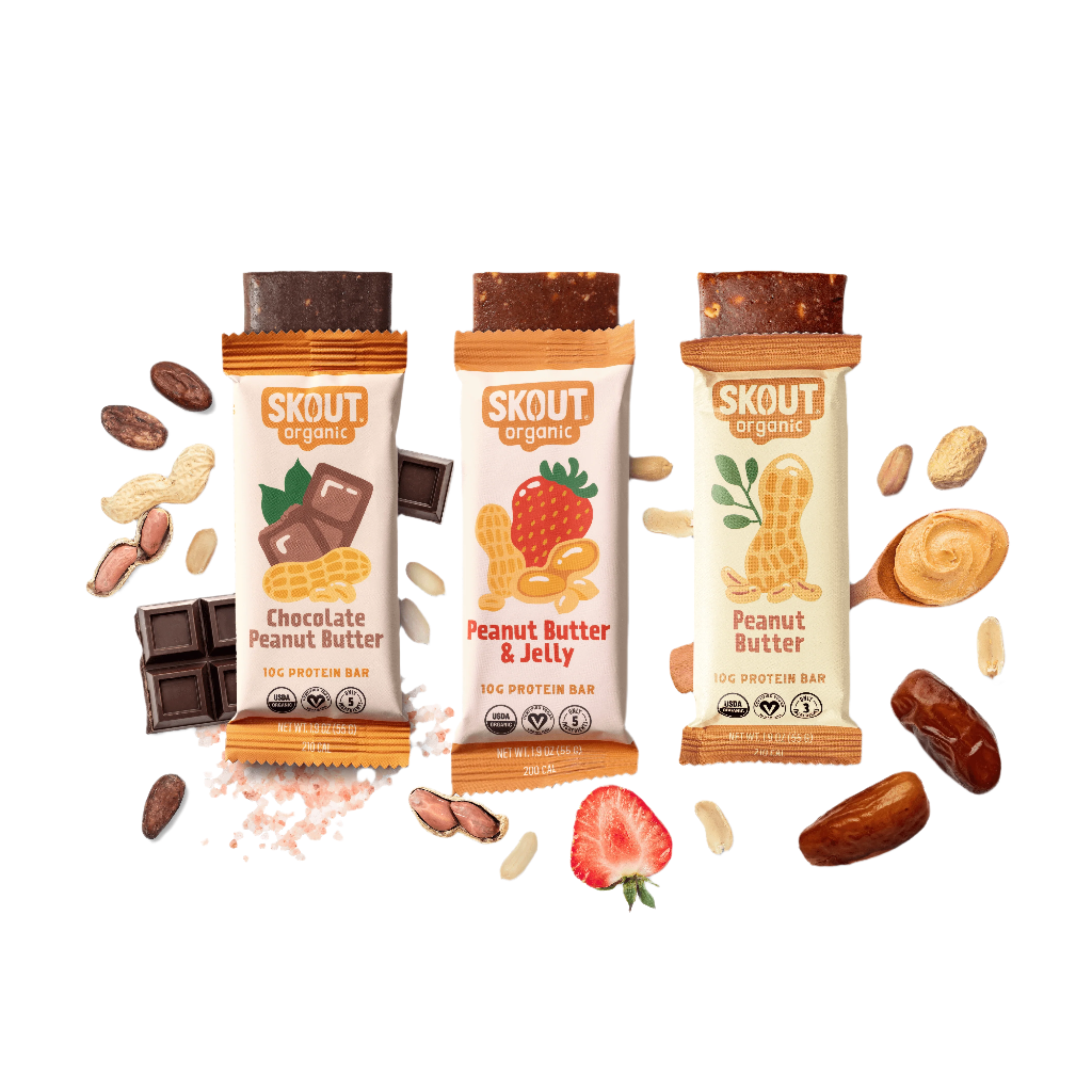 Skout Organic Protein Bar Sample Pack by Skout Organic