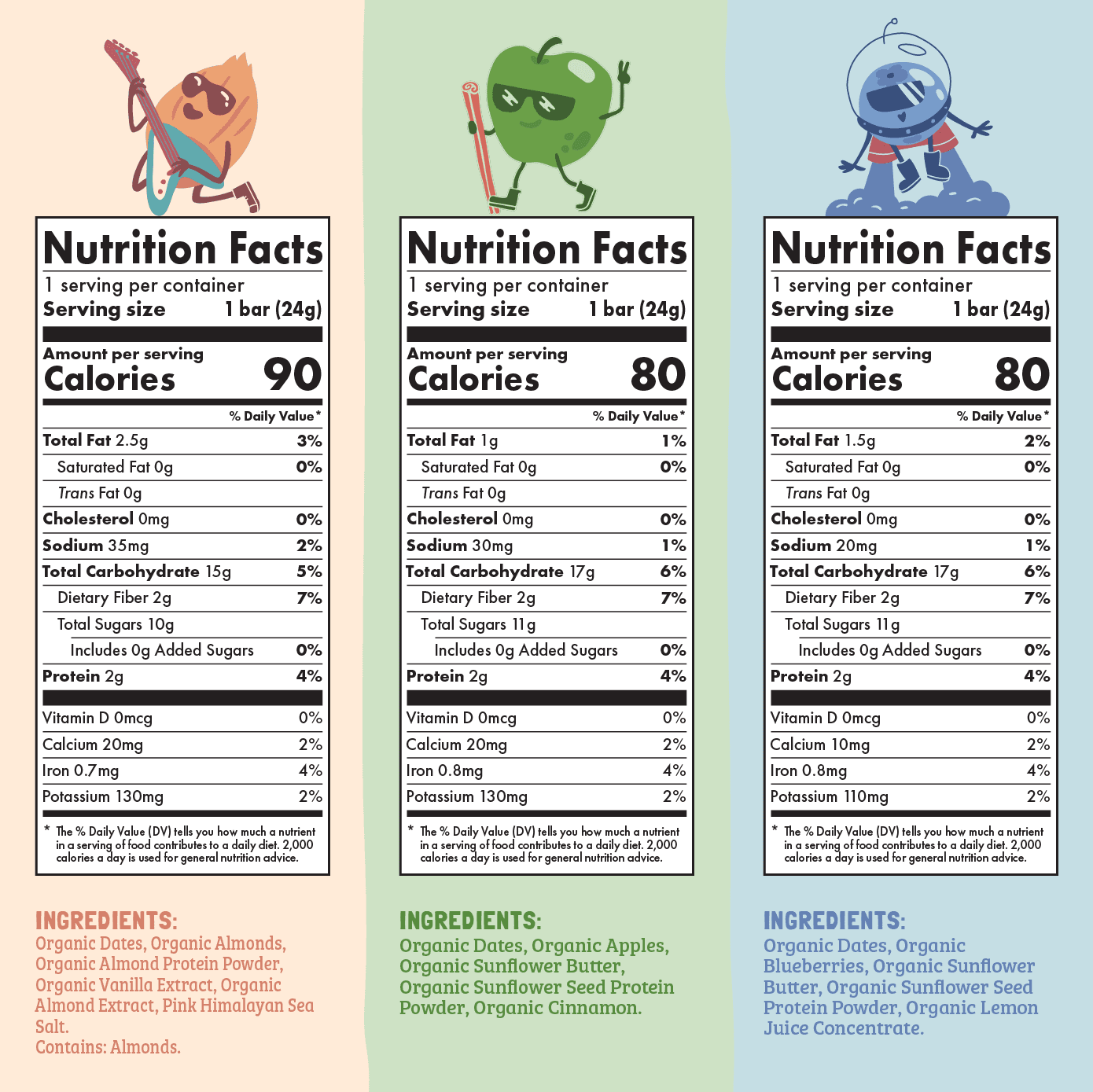 Skout Organic Small Batch Kids Bar Variety Pack - 36 Pack by Skout Organic