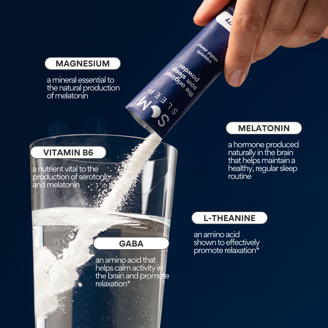 Som Sleep Recovery Formula: Nighttime Drink for Deep Sleep Support - Midnight Cherry