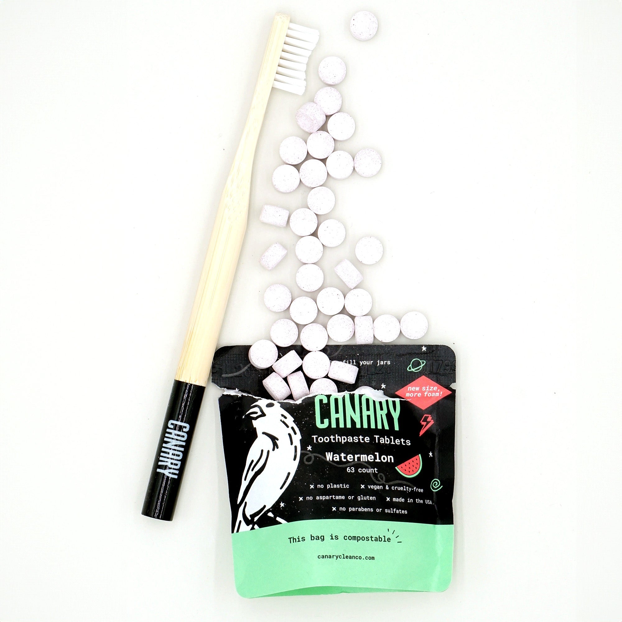 Watermelon Toothpaste Tablets by Canary