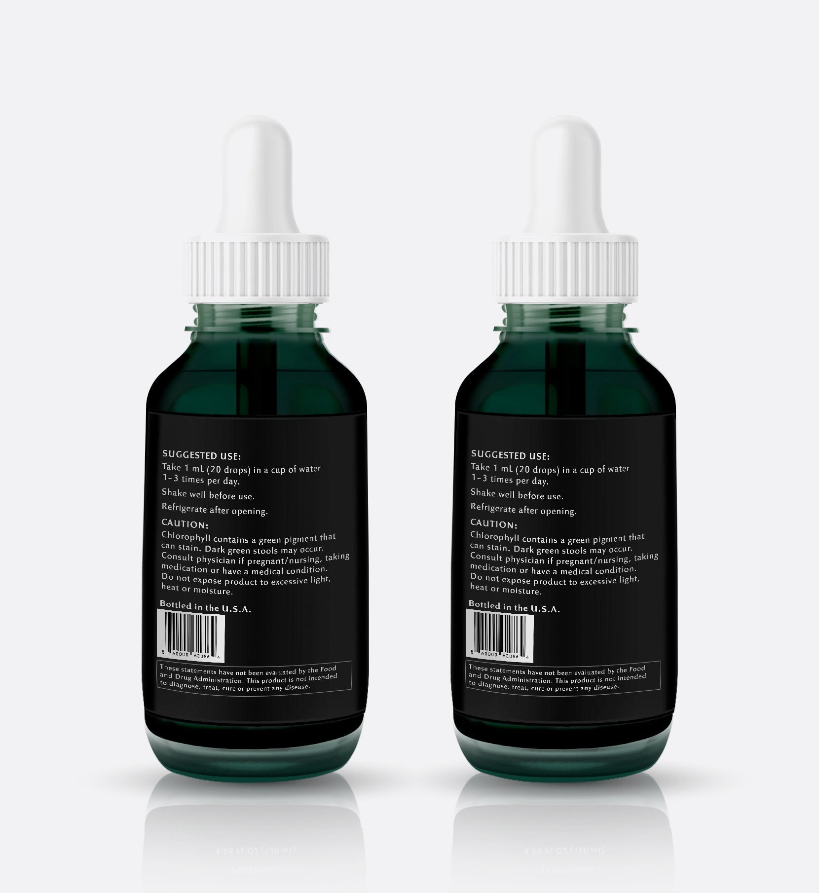 2 Pack: Chlorophyll Water Drops: SUPER CONCENTRATE Liquid Chlorophyll (240 Servings) with Electrolytes and Vitamins by Chlorophyll Water