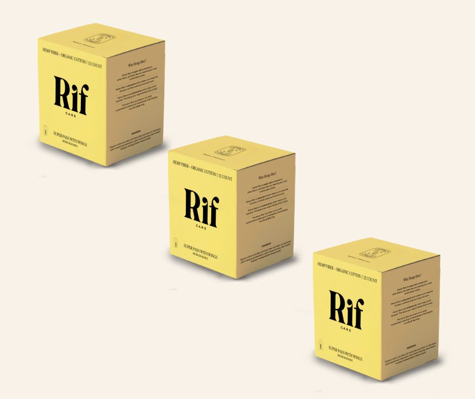 Organic Pads with Wings - Super 3-pack Bundle by Rif care