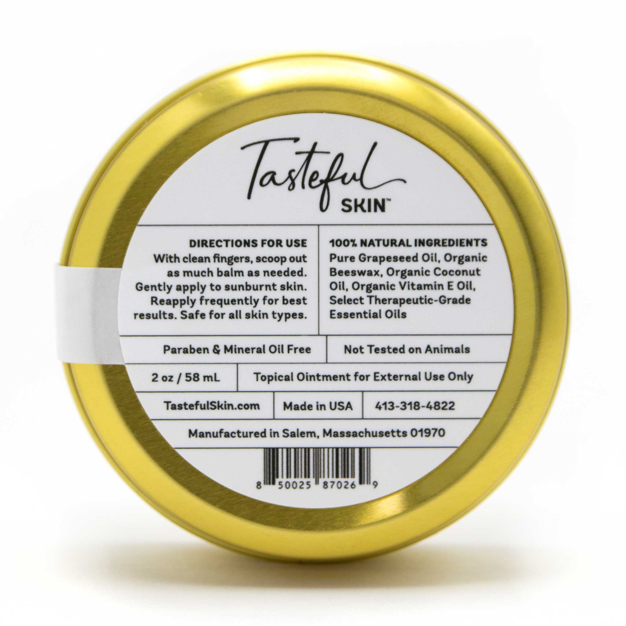 Sunburn Balm by Tasteful Skin