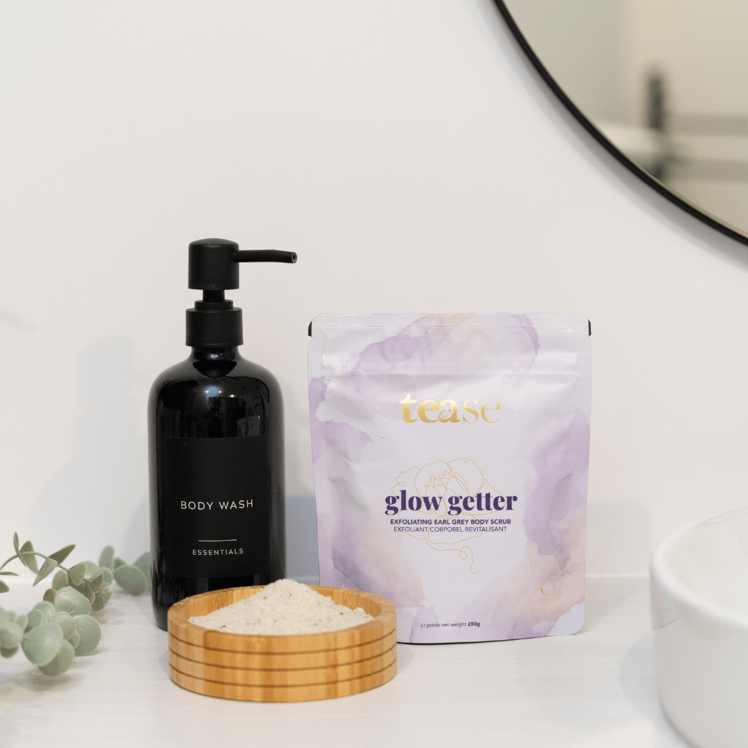 Glow Getter Earl Grey Body Scrub by Tease Wellness