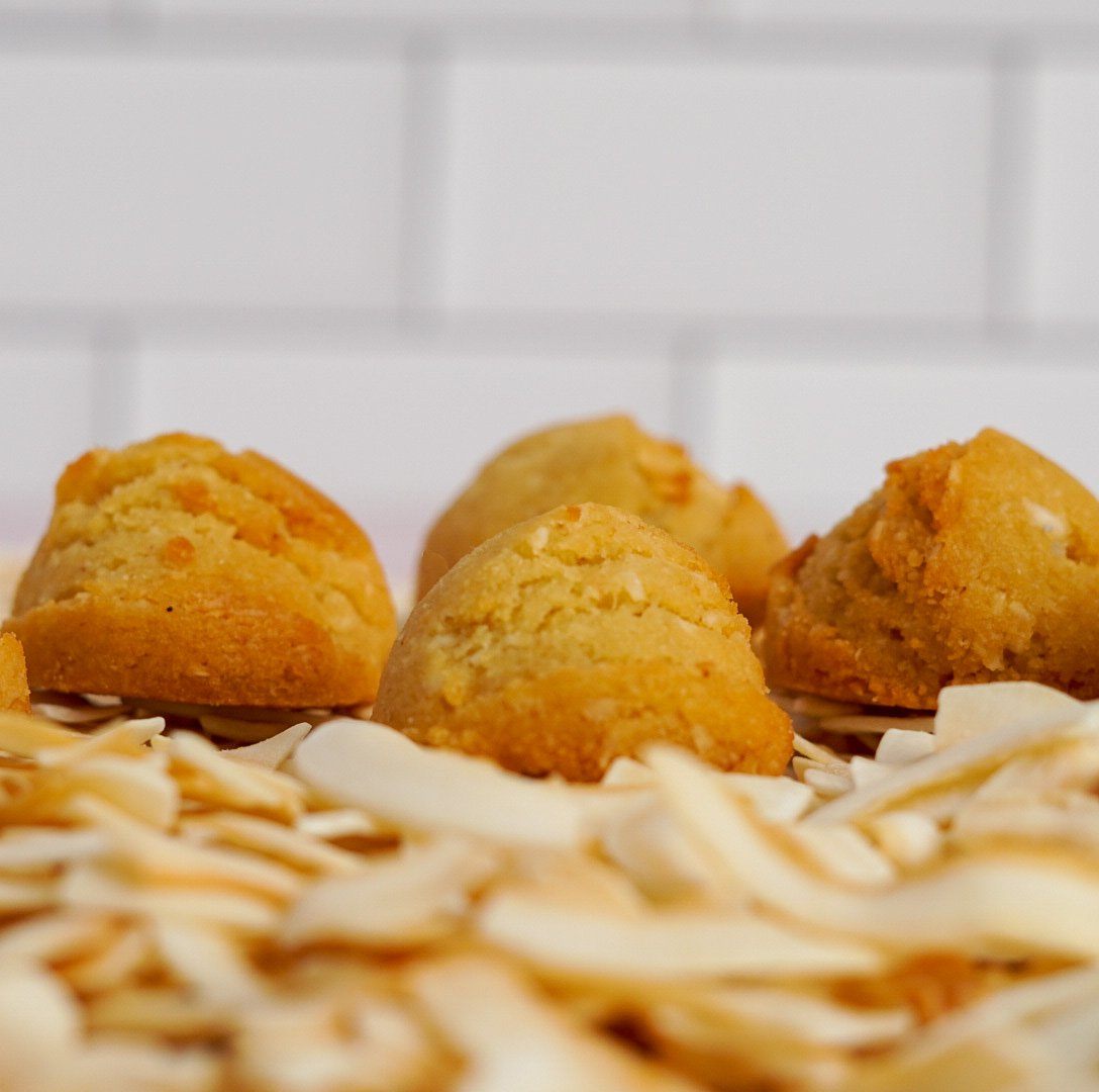 Toasted Coconut Keto Cookie Bites by ChipMonk Baking