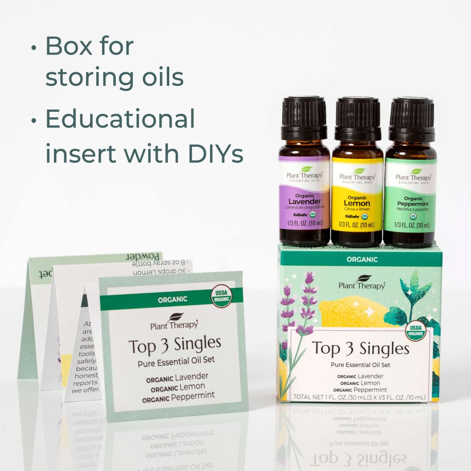 Top 3 Organic Singles Set by Plant Therapy
