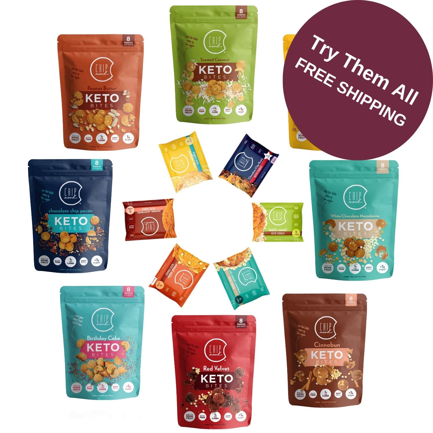 Ultimate Keto Dessert Sampler Bundle by ChipMonk Baking