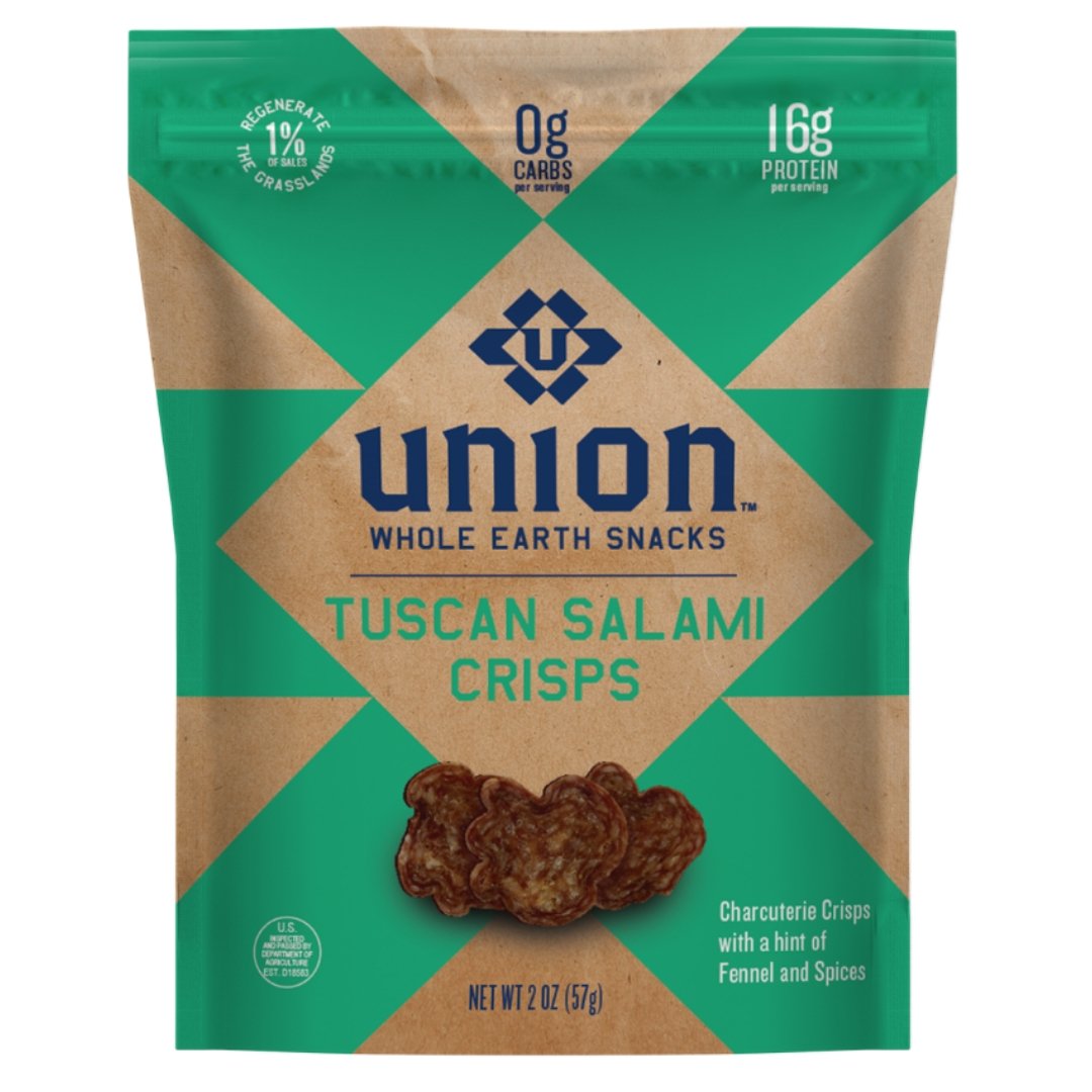 Tuscan Salami Crisps Bags 12 x 2.0oz by Farm2Me