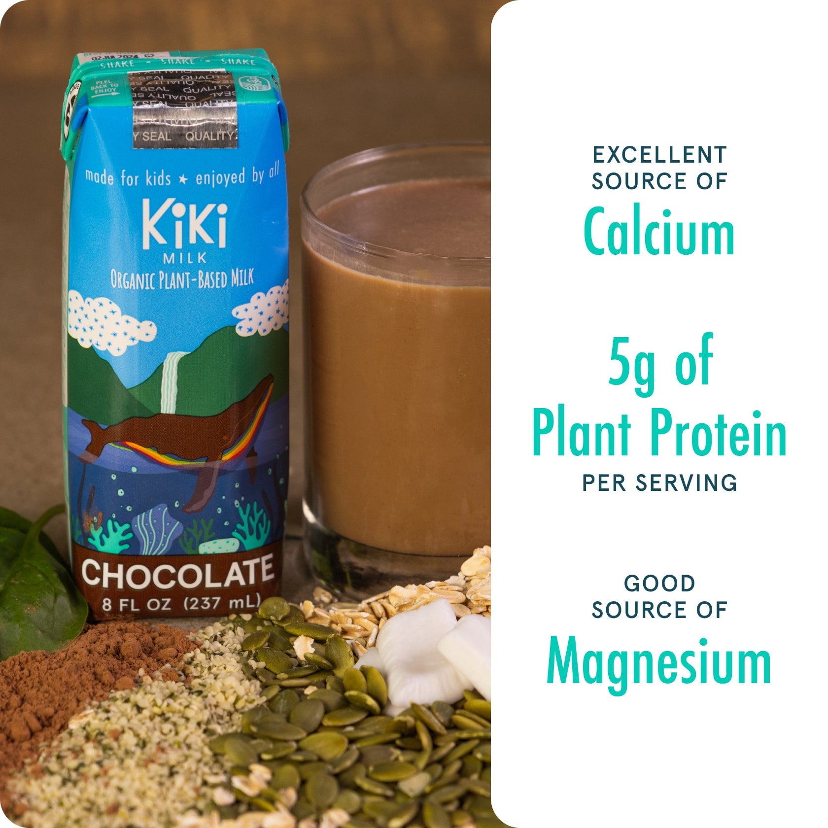 Chocolate Kiki Milk - 8 fl oz - Pack of 12 by Kiki Milk