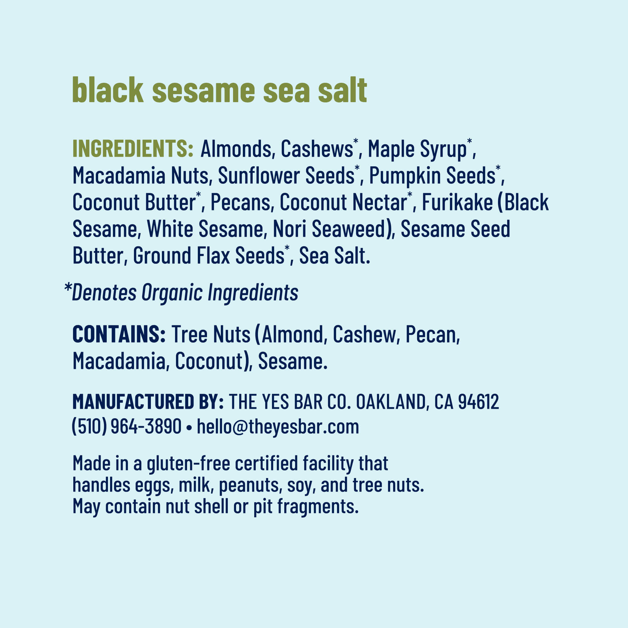 6-Bar Variety Pack by YES BAR®