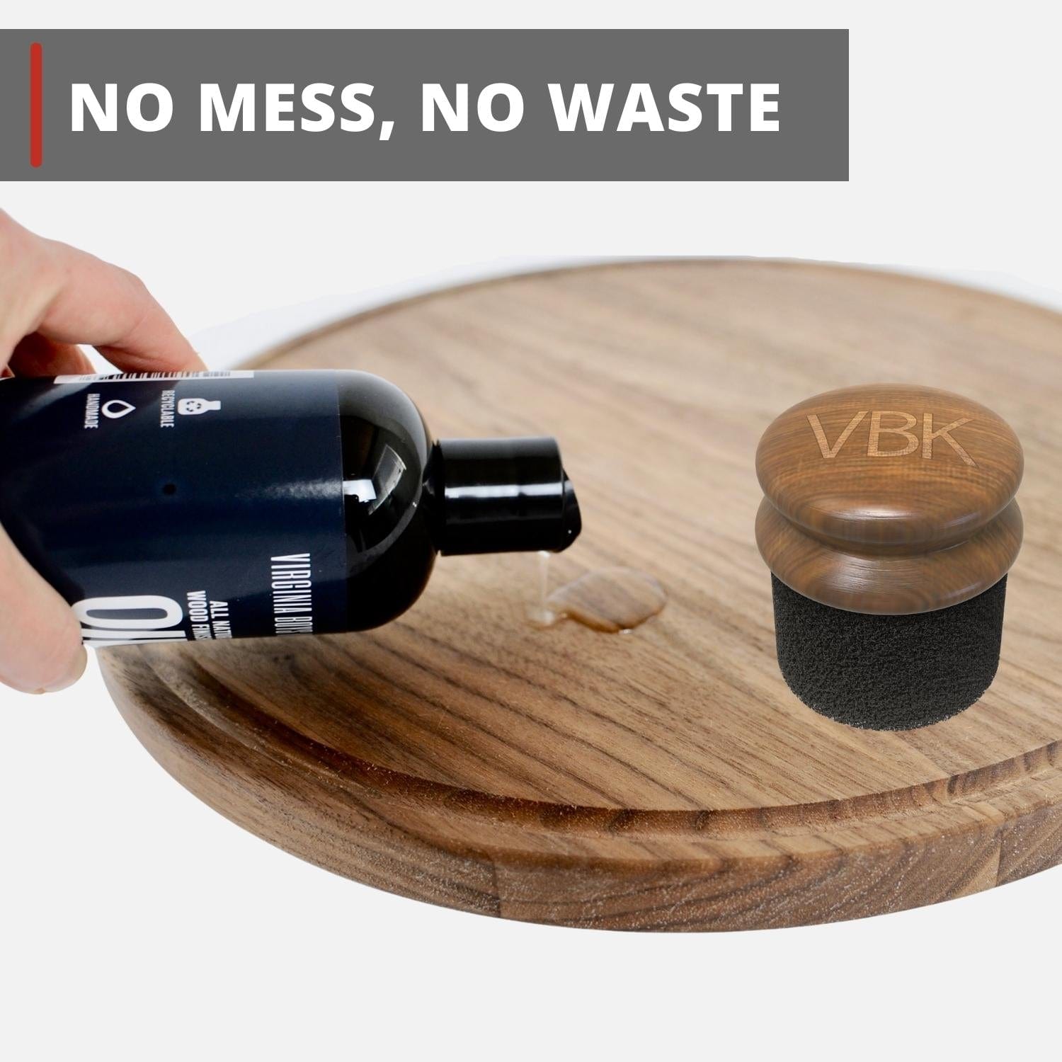 Cutting Board Oil Applicator by Virginia Boys Kitchens