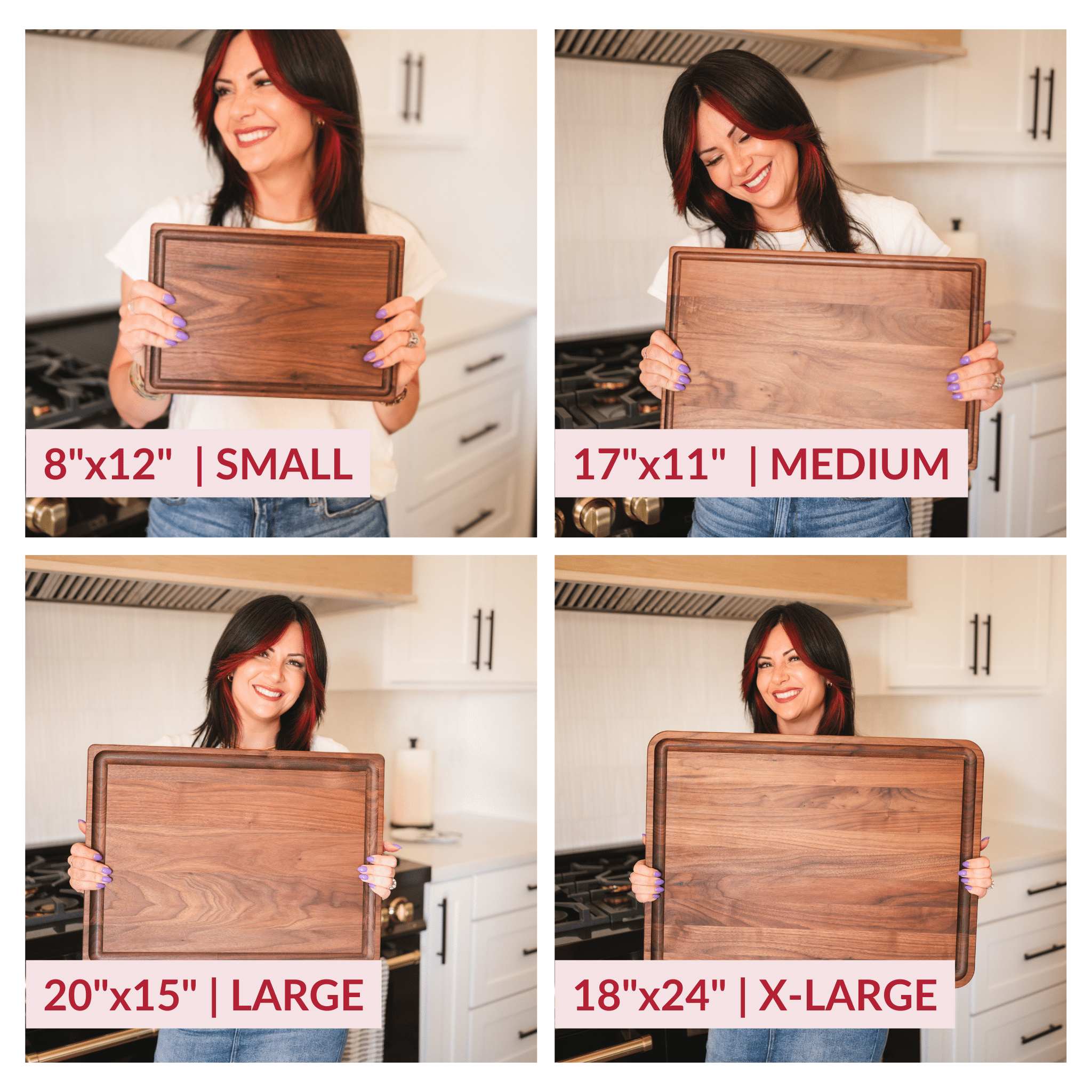 Extra Large Walnut Wood Cutting Board by Virginia Boys Kitchens