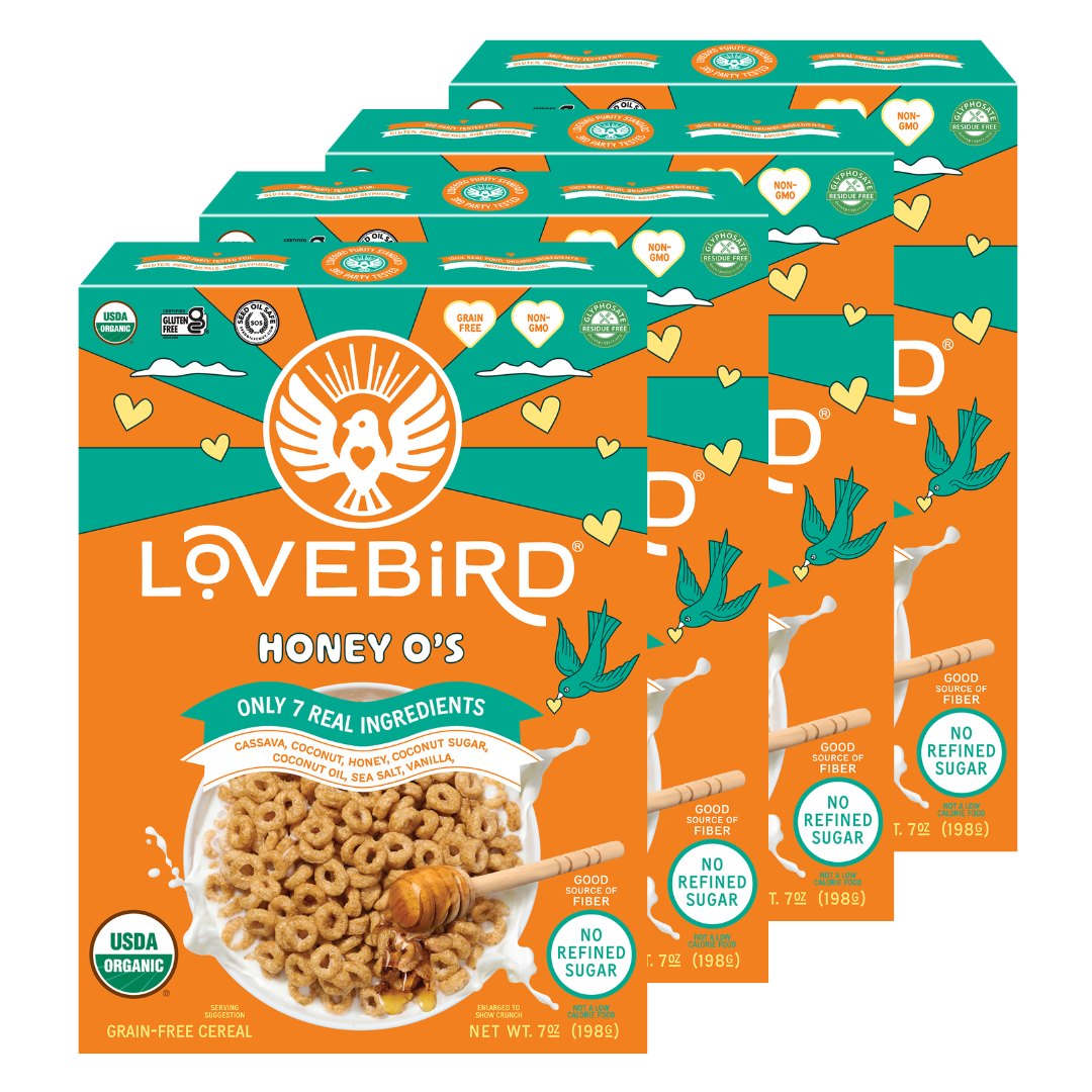 Lovebird Cereal Honey (4 Boxes)