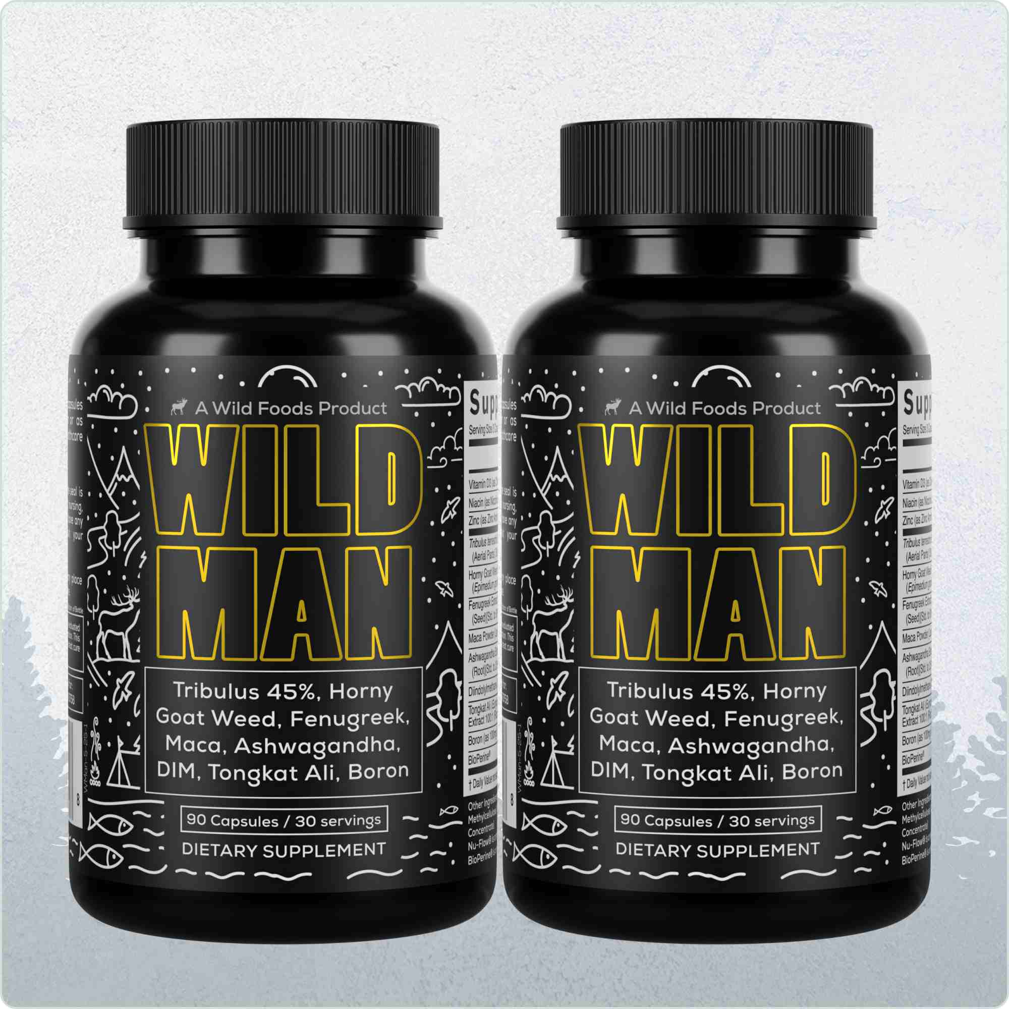 Wild Man Herbal Stack – Male Wellness Stack & Performance