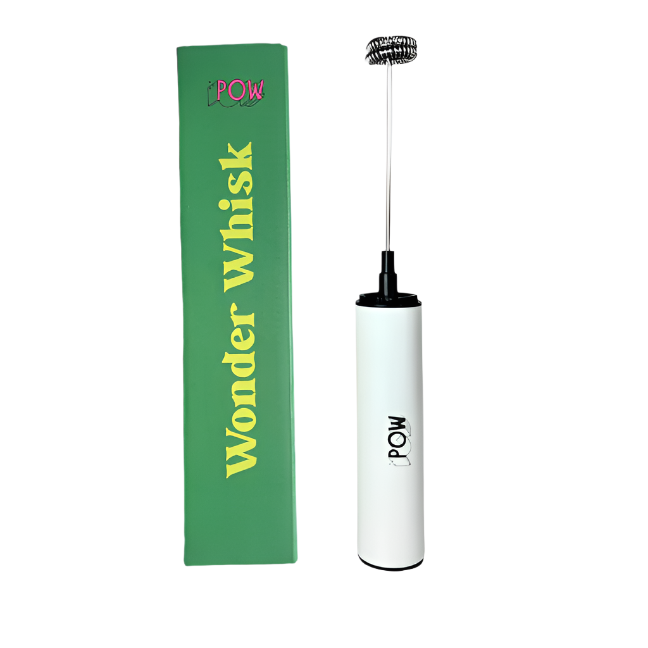 Wonder Whisk | USB Rechargeable | 2-speed electric whisk and frother by Pow