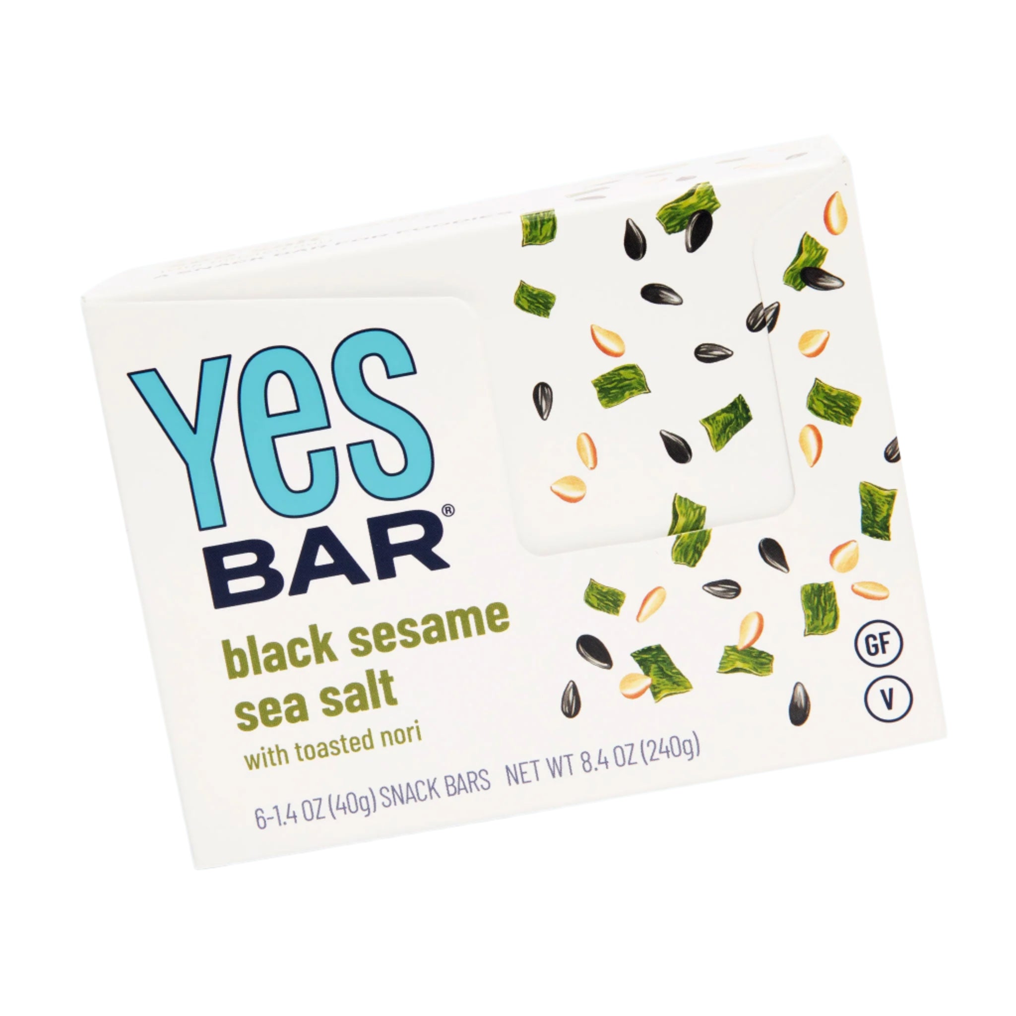 Black Sesame Sea Salt Six Pack by YES BAR®