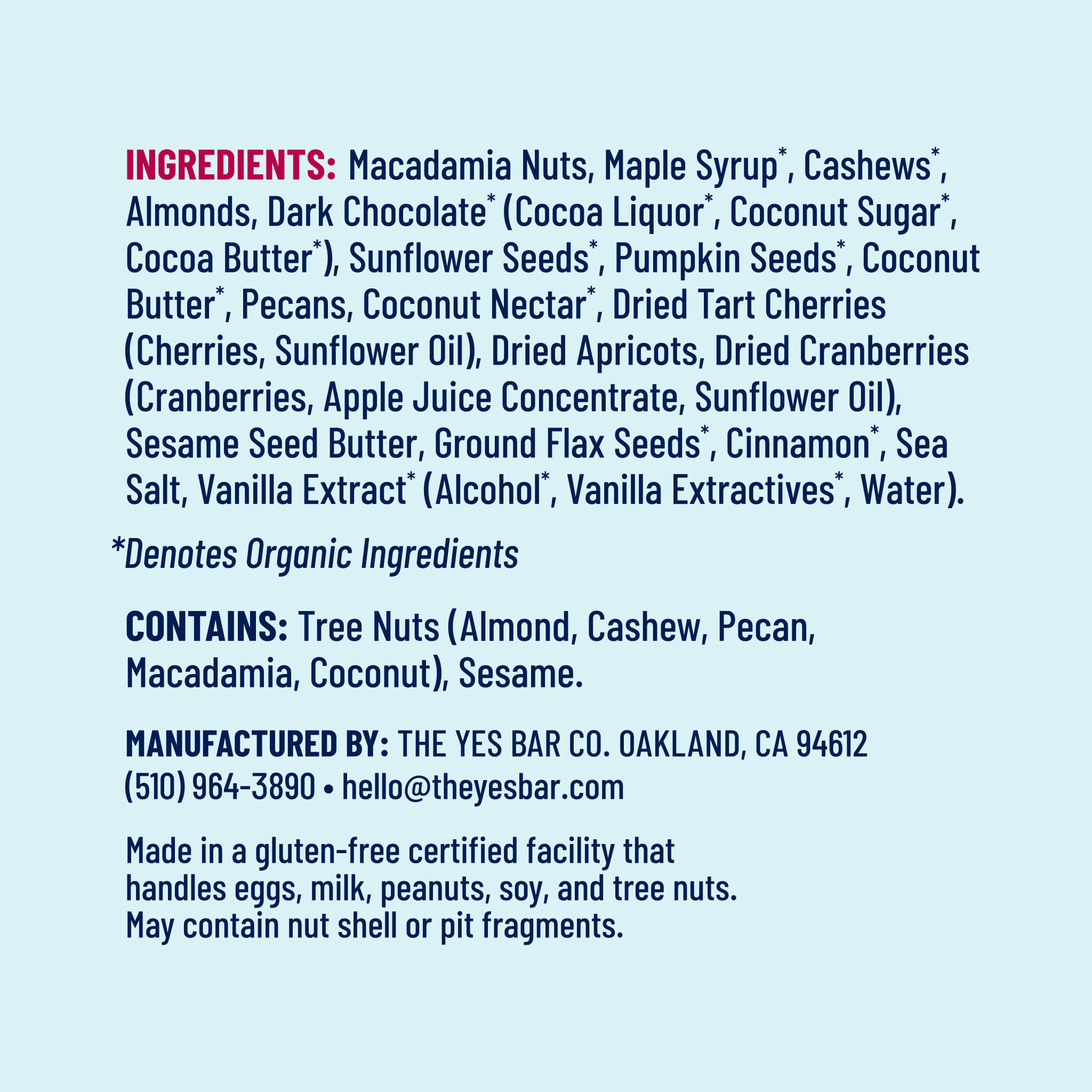 Macadamia Chocolate Six Pack by YES BAR®