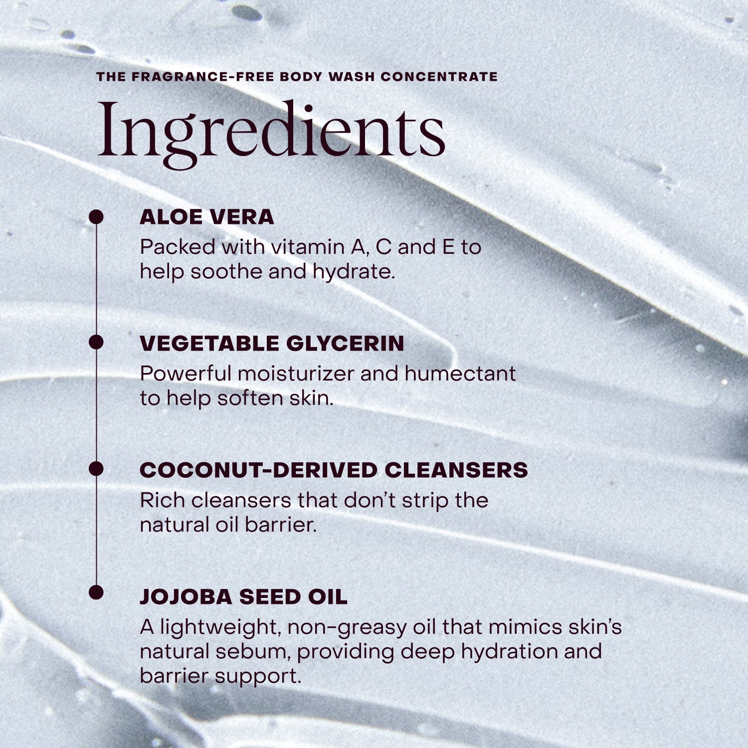 The Fragrance-Free Body Wash Concentrate