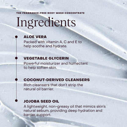 The Fragrance-Free Body Wash Concentrate