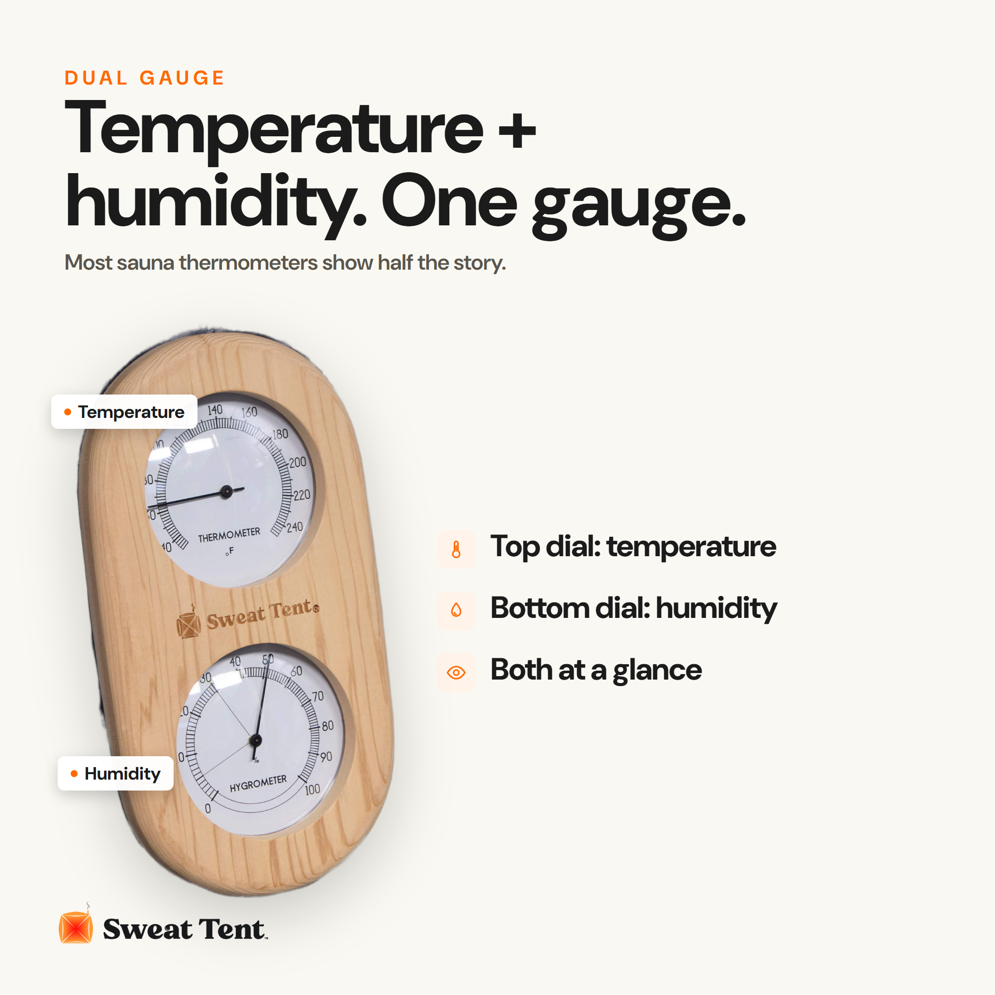 Sweat Tent Thermometer