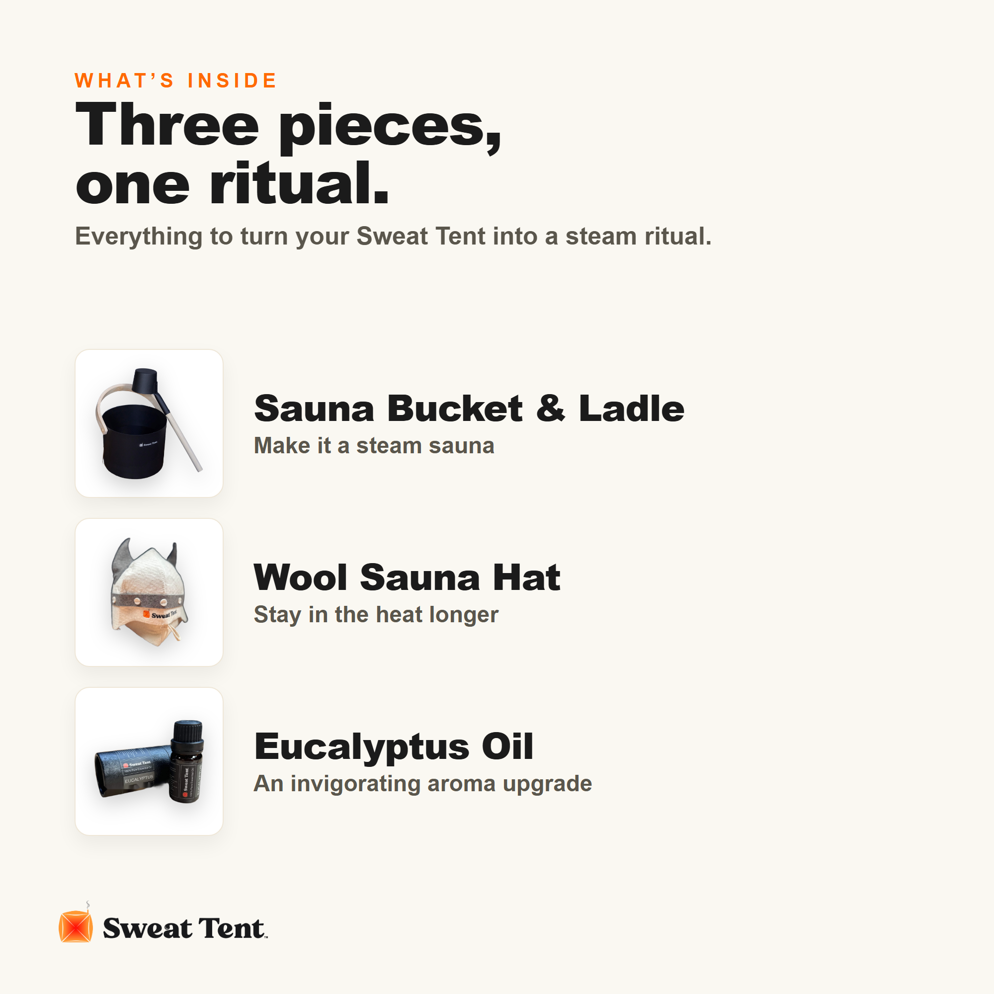 Sweat Tent Serenity Pack