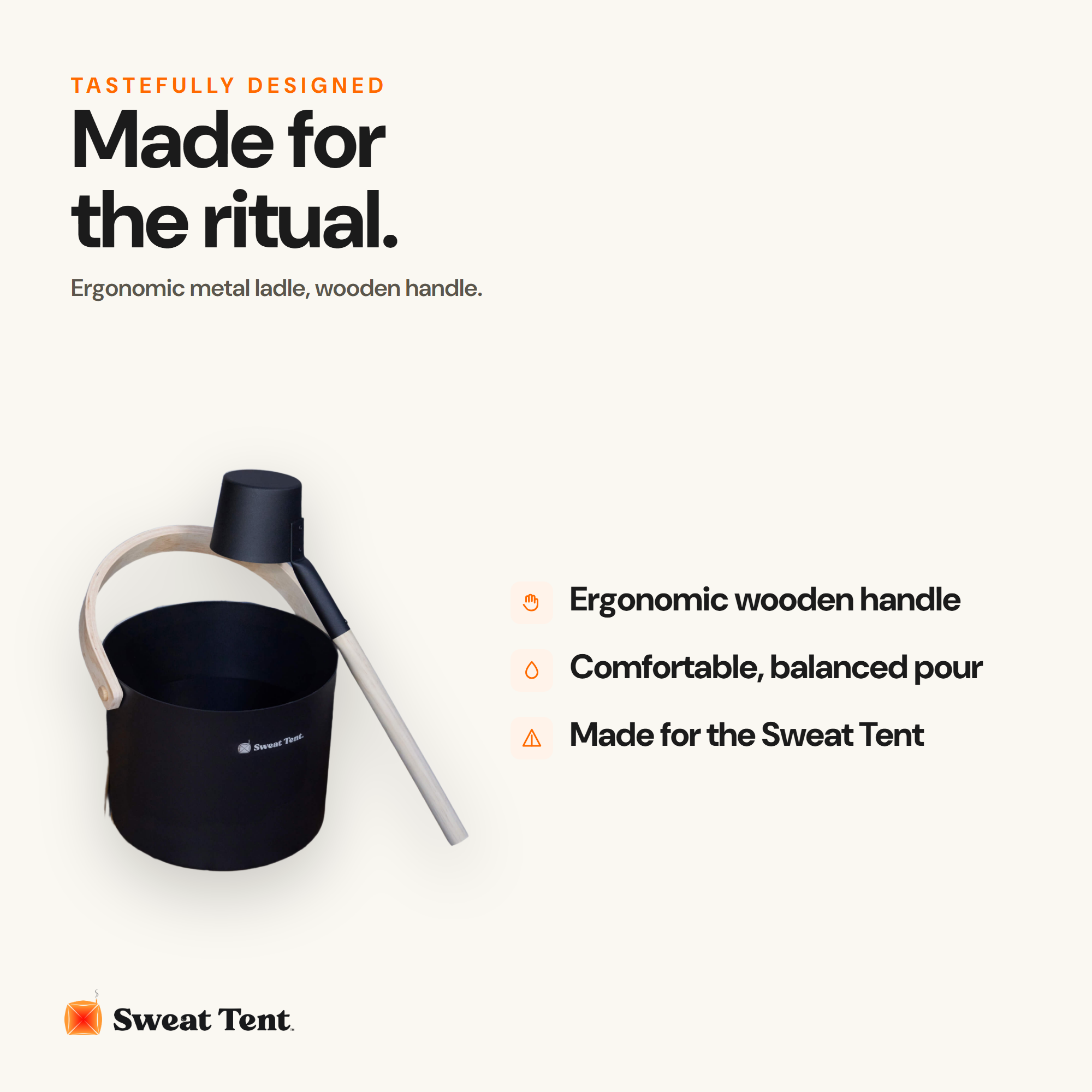 Sauna Bucket & Ladle