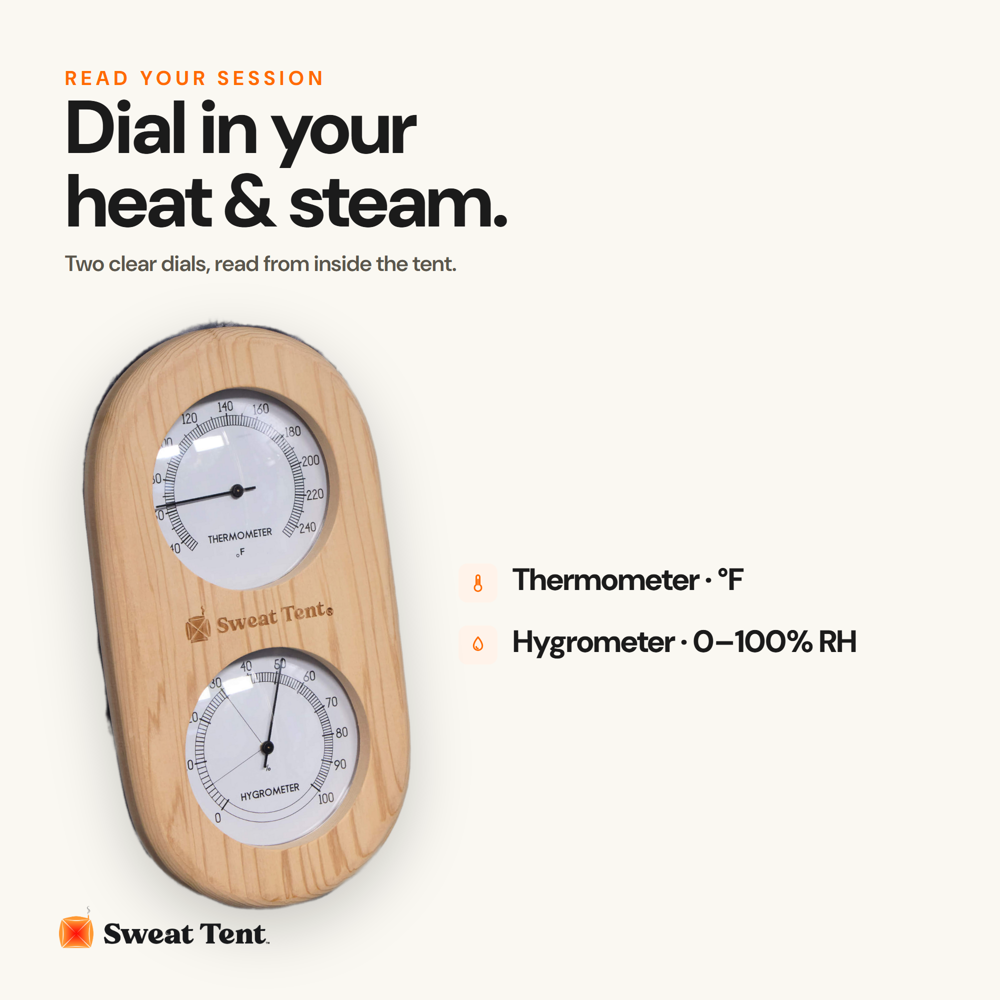 Sweat Tent Thermometer