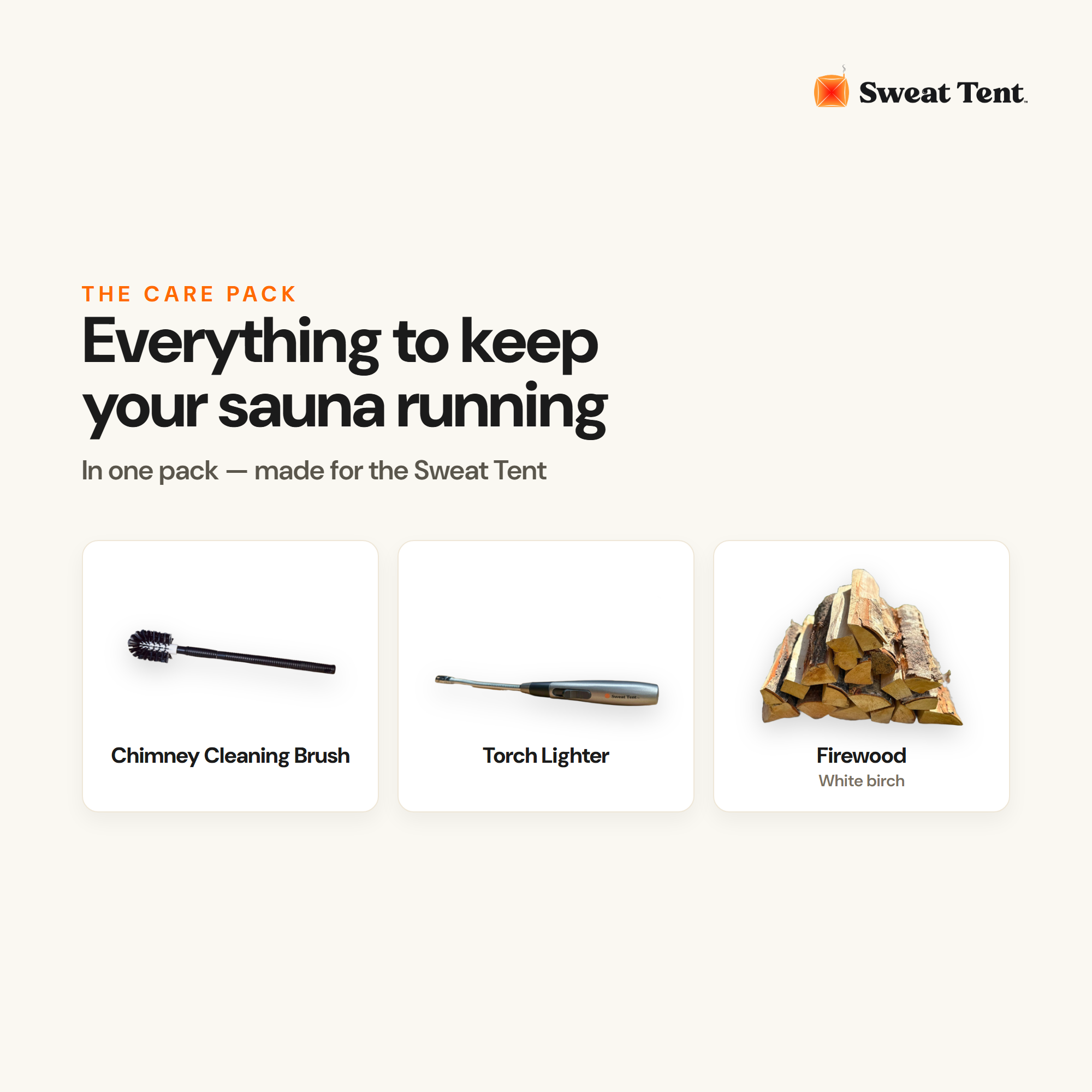 Sweat Tent Care Pack