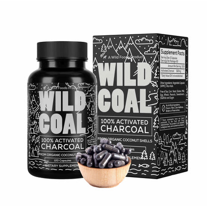 Wholesale of 10 - Activated Charcoal Capsules, 120ct