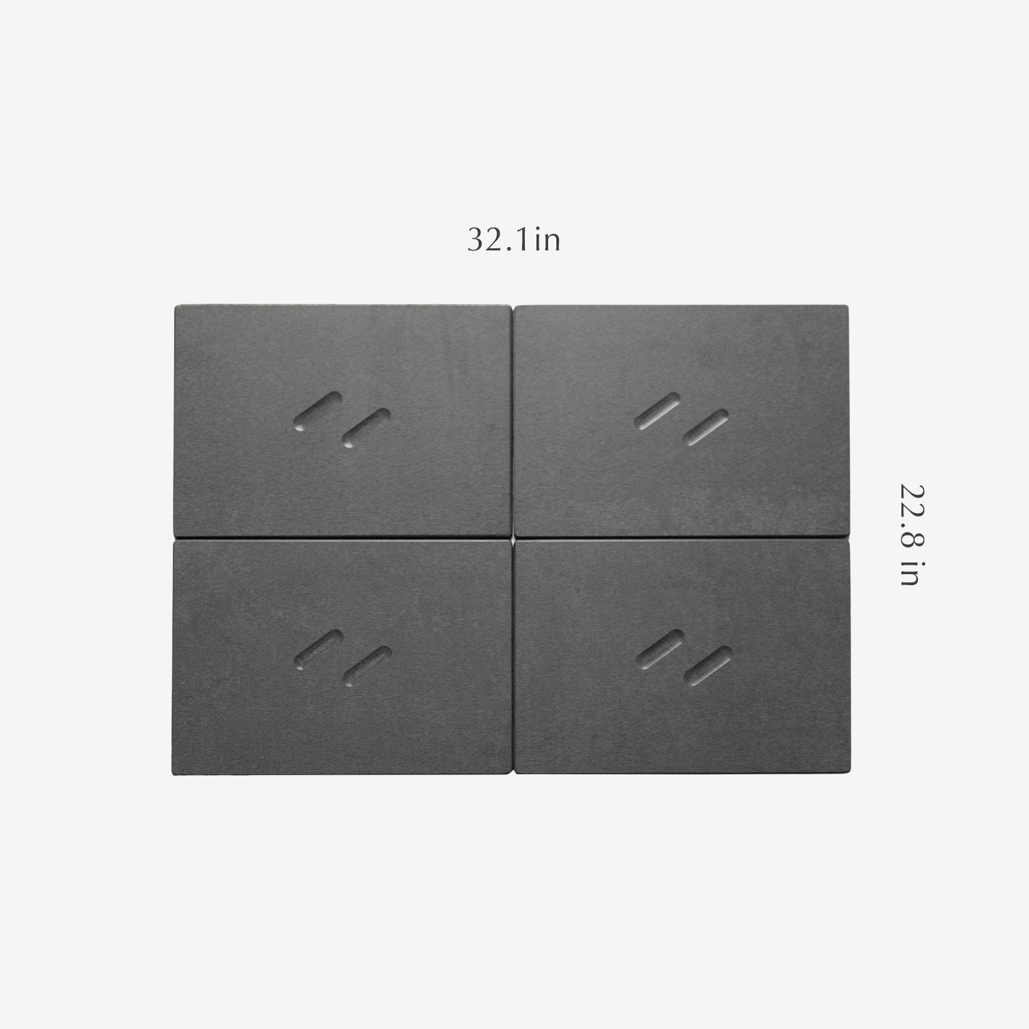 Large Bath Stone™ Mat - 2-Pack by Dorai Home | Quick-Drying Home Essentials