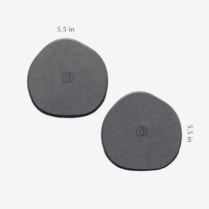 Stone Saucer - 2 Small by Dorai Home | Quick-Drying Home Essentials