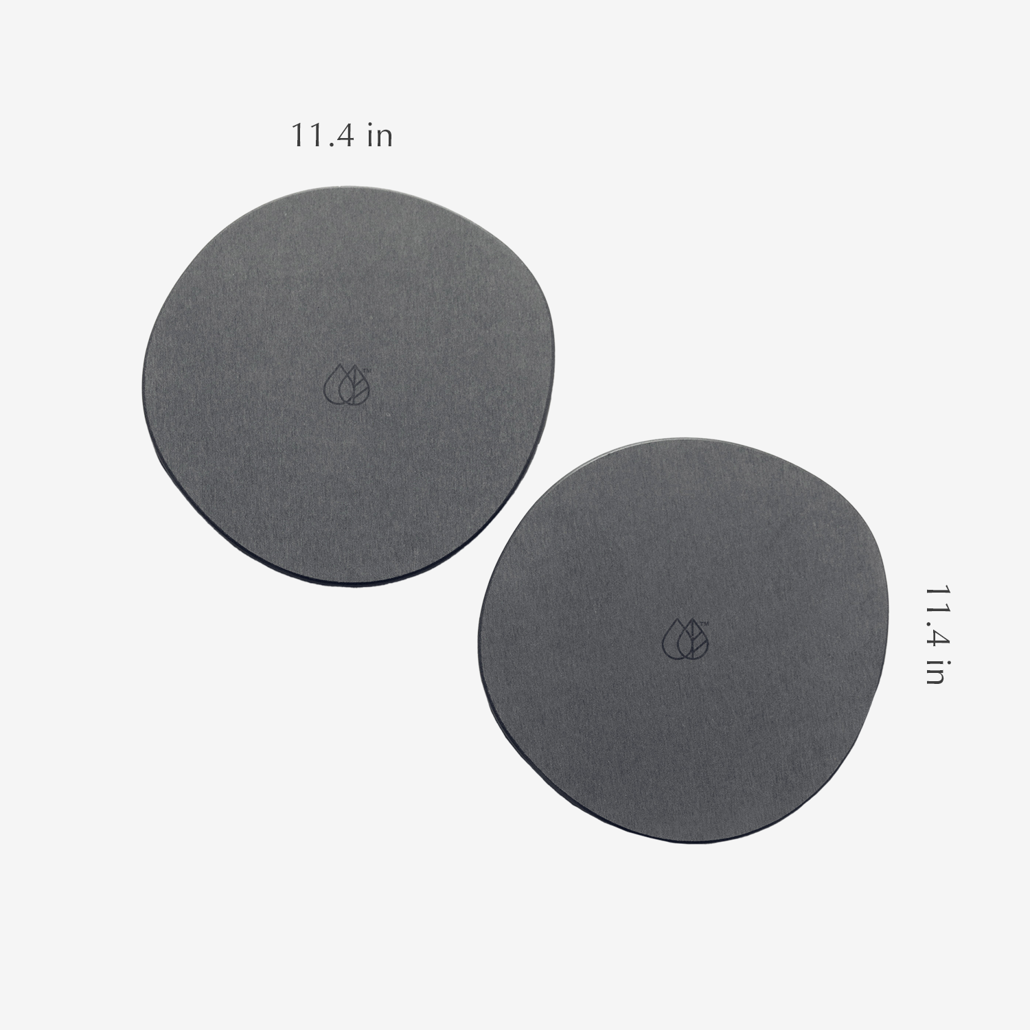 Stone Saucer - 2 Large by Dorai Home | Quick-Drying Home Essentials