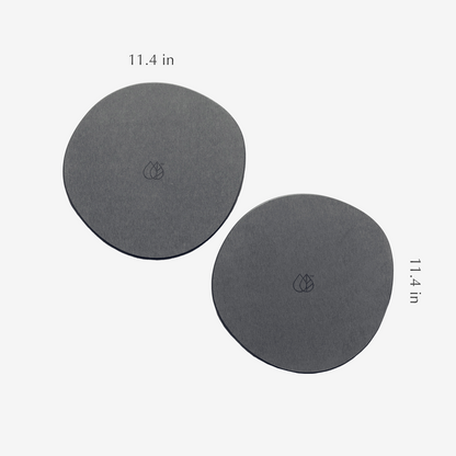 Stone Saucer - 2 Large by Dorai Home | Quick-Drying Home Essentials