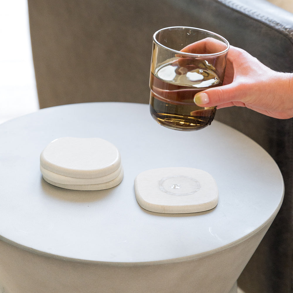 Stone Coaster Set by Dorai Home | Quick-Drying Home Essentials