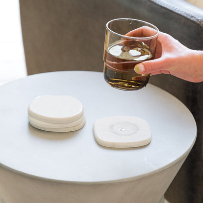 Stone Coaster Set by Dorai Home | Quick-Drying Home Essentials