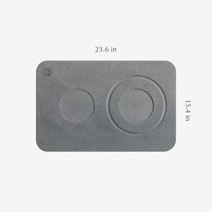 Dog Bowls + Stone Base by Dorai Home | Quick-Drying Home Essentials
