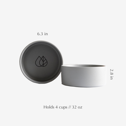 Dog Bowls + Stone Base by Dorai Home | Quick-Drying Home Essentials