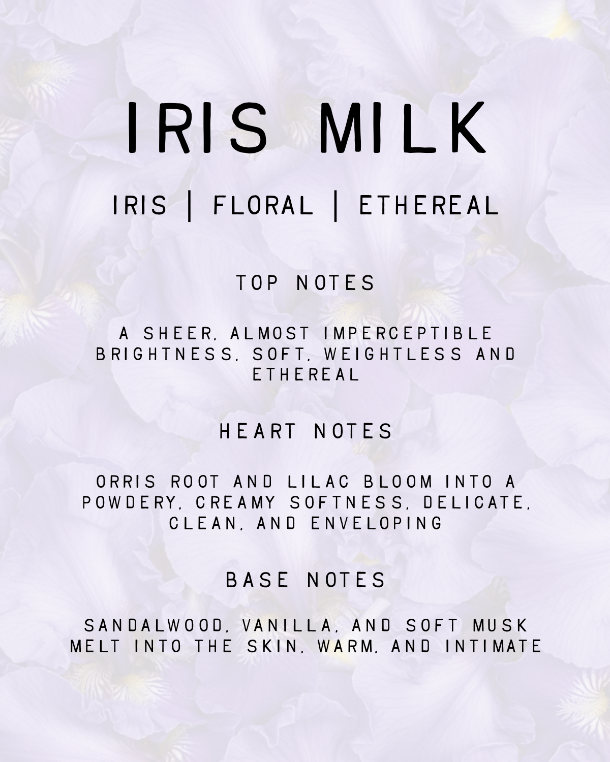 Iris Milk Fragrance