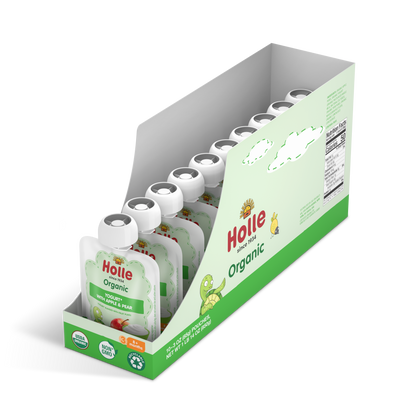 Holle Organic Yogurt Pouches - Apple & Pear by Holle USA