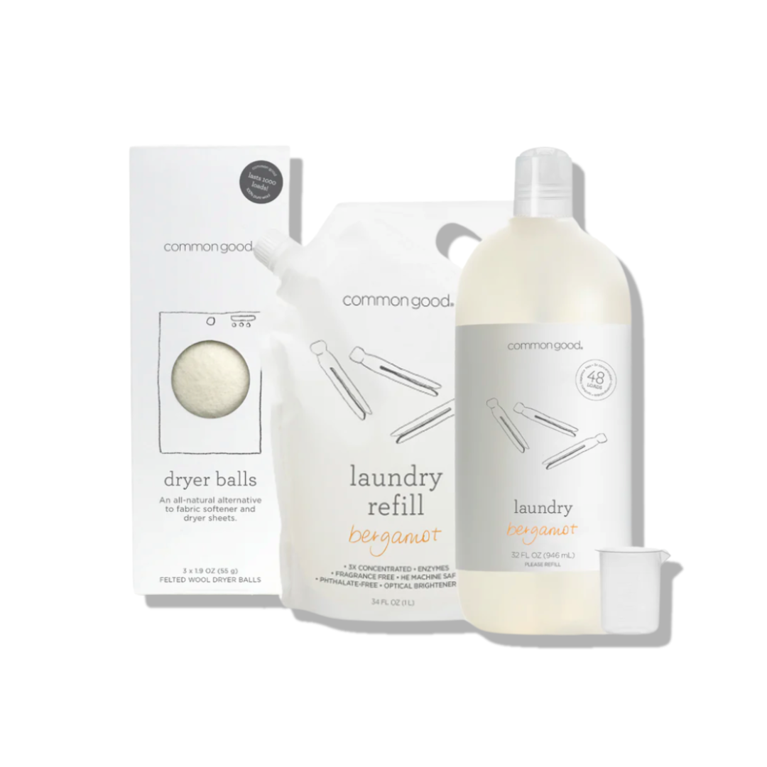 Laundry Plastic Bottle Set by Common Good