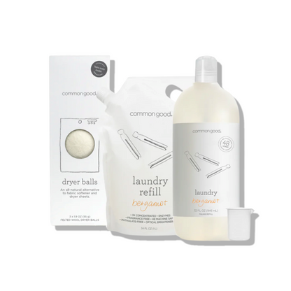 Laundry Plastic Bottle Set by Common Good